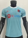 2024-25 Barcelona blue Training Jersey Player version (The player version is more slim fit, it is recommended to buy one size larger)