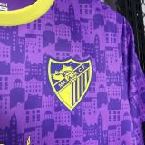2024-25 Malaga Purple pre-match training Jersey 