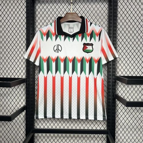 2024-25 CD Palestino Hypepeace Joint Edition White Retro Jersey
