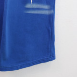 8169*P100 hellstar terry fabric American trendy brand terry washed distressed trousers/high street retro trousers