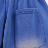 8170*P100hellstar terry fabric American trendy brand terry washed distressed trousers/high street retro trousers