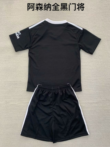 2024-25 Arsenal black goalkeeper kids kit and adults uniform