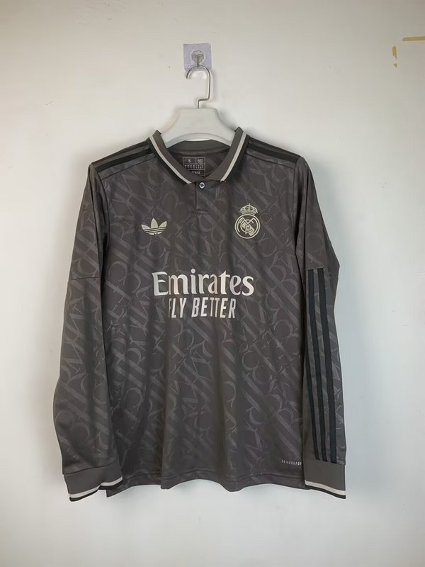 2024-25 Real Madrid Third Away Long sleeve jersey