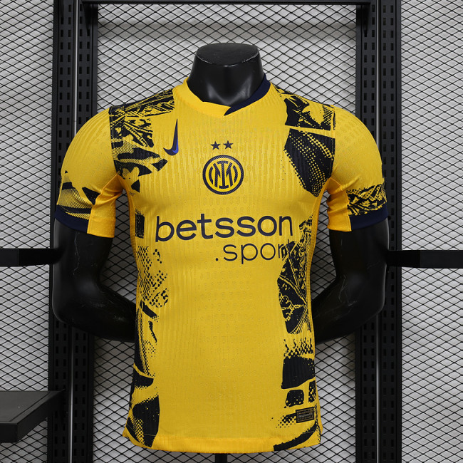 2024-25 Inter Milan Third away Player version (sponsor )(The player version is more slim fit, it is recommended to buy one size larger)