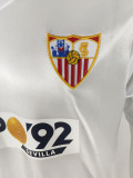 1987-90 Sevilla home retro soccer jersey