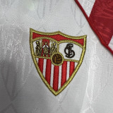 1992-93 Sevilla home retro soccer jersey