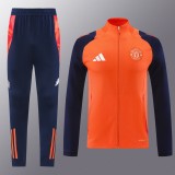 2024 Manchester United 02 Orange Kit