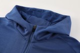 2024 Inter Milan 01 light blue hoodie suit