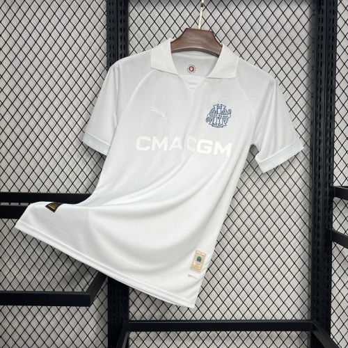 2024-25 Marseille 125th Anniversary White jersey