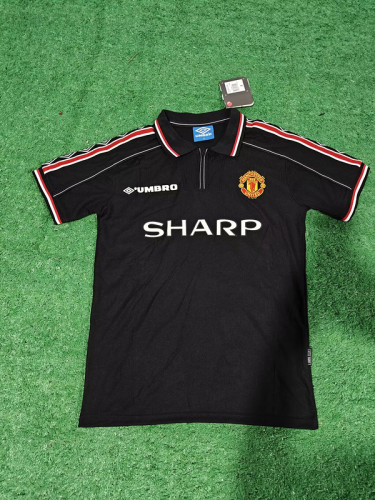 1998-99 Manchester United away black retro jersey