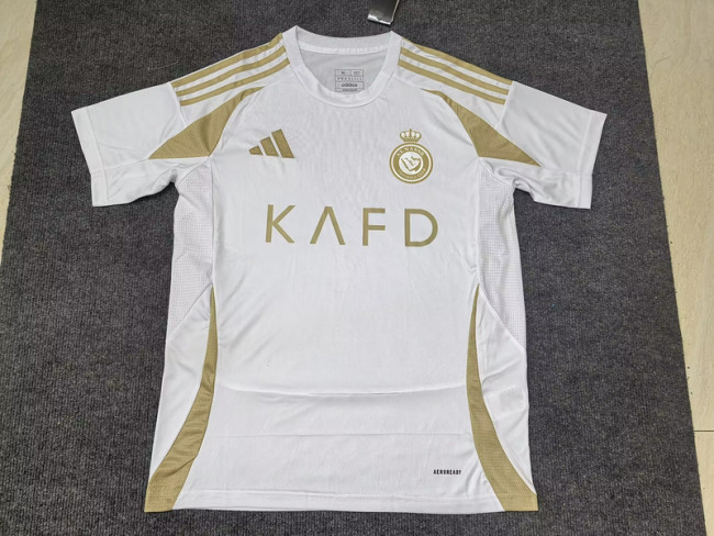 Al nassr 2024-25 third white soccer jersey