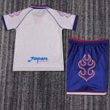 1998 Japan away white retro kids kit