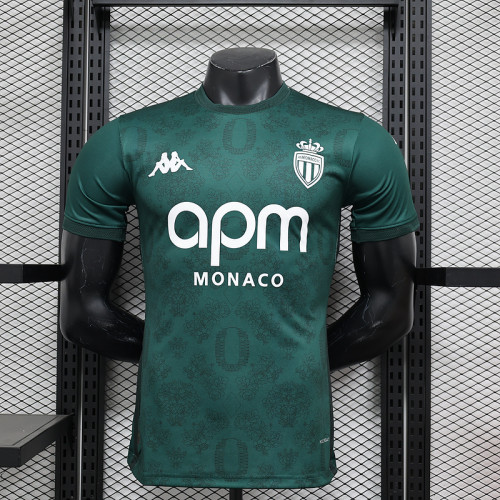 2024-25 Monaco third away green player version (The player version is more slim fit, it is recommended to buy one size larger)