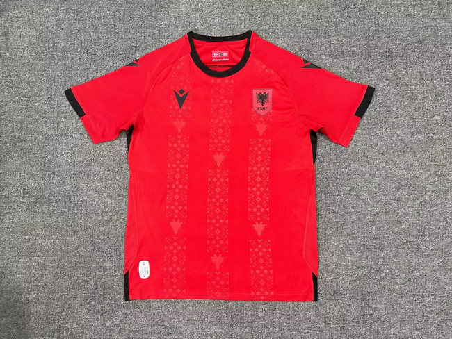 Albania 2024-25 home soccer jerseys