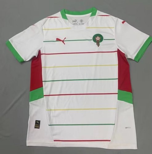 2024-25 Morocco away soccer jersey
