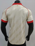 2024-25 Bayern white Retro Model Player version(The player version is more slim fit, it is recommended to buy one size larger)