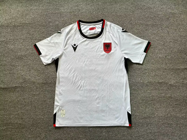 2024-25 Albania Away Soccer Jersey