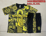 2024-25 Brazil Yellow Jesus Training Suit