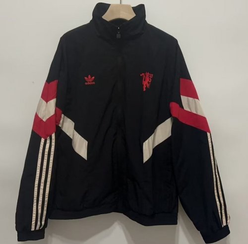 2024-25 Manchester United Black Windbreaker