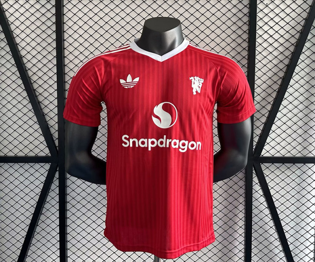 2024-25 Manchester United red Player version (The player version is more slim fit, it is recommended to buy one size larger)