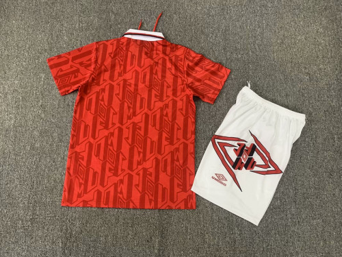 1992-94 Manchester United home retro kids kit