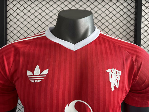 2024-25 Manchester United red Player version (The player version is more slim fit, it is recommended to buy one size larger)