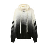 339# *OFF WHITE cardigan mohair sweater jacket