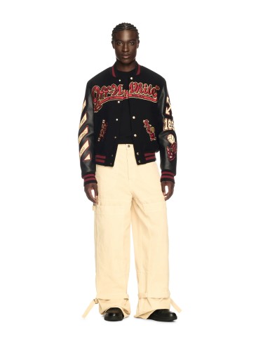 S019* 2024 AC Milan co-branded heavy embroidery + hot drilling and beading, leather embroidery heavy craftsmanship jacket