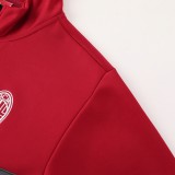 AC milan 2024 red jacket set