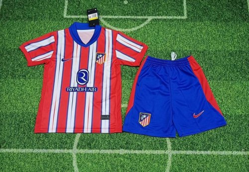 Atletico Madrid 2024-25 home kids kits