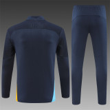 2024-25 Marseille half-zip royal blue suit