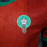 2025 Morocco home player version (The player version is more slim fit, it is recommended to buy one size larger)