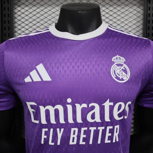 Real Madrid 2024-25 purple special player version(The player version is more slim fit, it is recommended to buy one size larger)