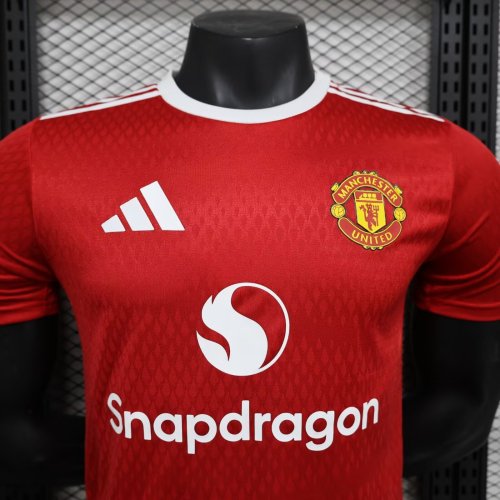  Manchester United 24-25 red special player version(The player version is more slim fit, it is recommended to buy one size larger)