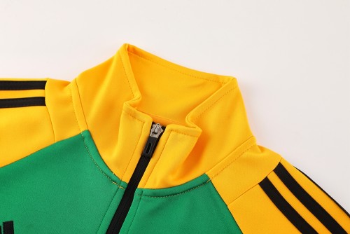 Arsenal 2024-25 yellow green jacket set