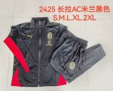 AC milan 2024-25 black jacket set