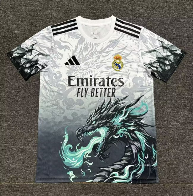 Real Madrid 2024 black dragon white special