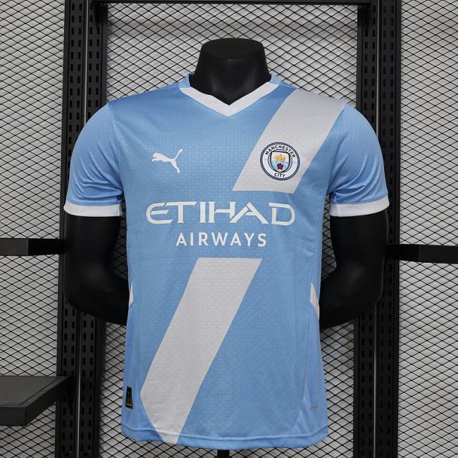 2024-25 Manchester City BLue Special Player version(The player version is more slim fit, it is recommended to buy one size larger)