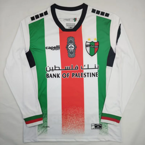 2024-25 palestine white long sleeve S-4XL