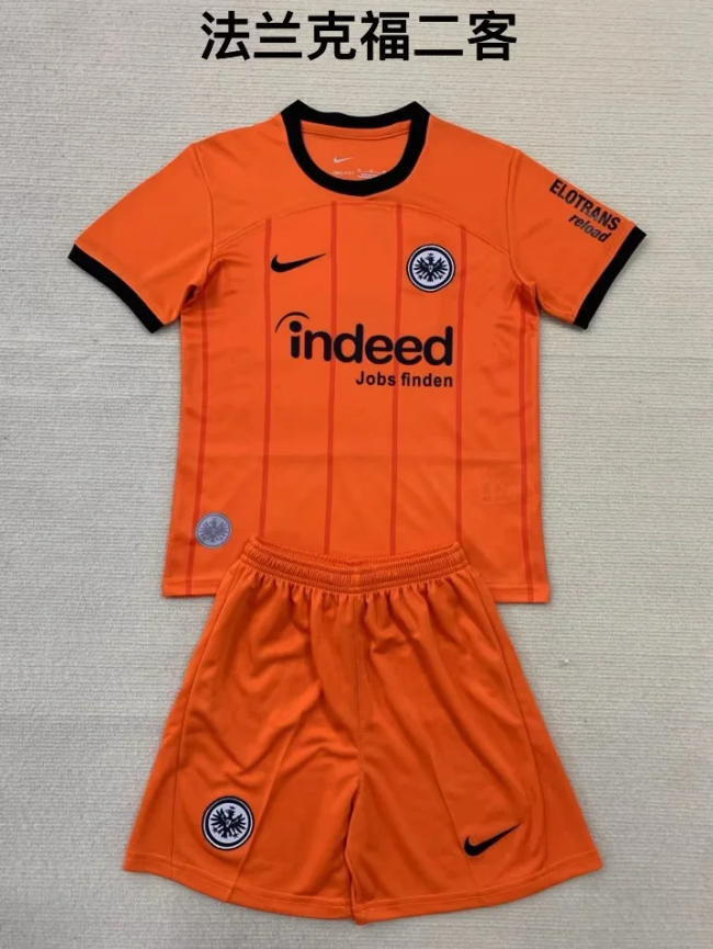 frankfurt 2024-25 Two away games kids kits