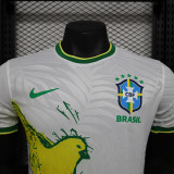 2024-25 Brazil white dove of peace player version(The player version is more slim fit, it is recommended to buy one size larger)