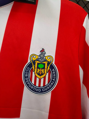 chivas 2024-25 home long sleeves S-3XL