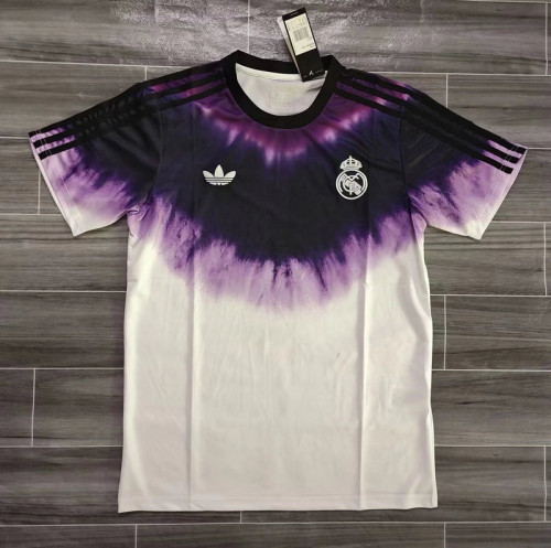 2024-25 Real Madrid white and purple special version jersey