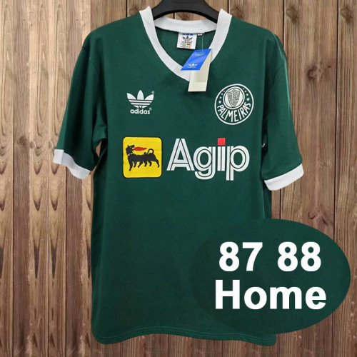 1987-88 Palmeiras home green retro jersey