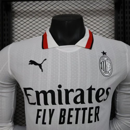 AC milan 2024-25 away long sleeve player version