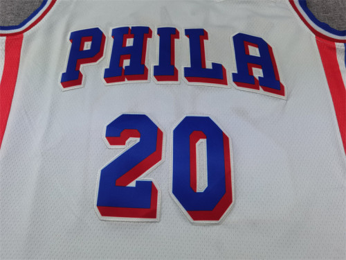 76ers White No. 20 Jared McCain