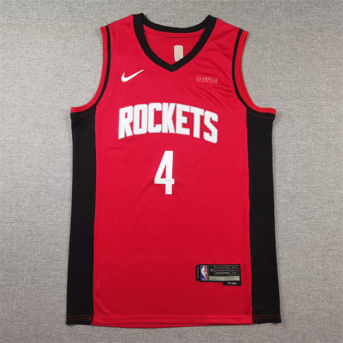 25th season Rockets Red No. 4 Jalen Green