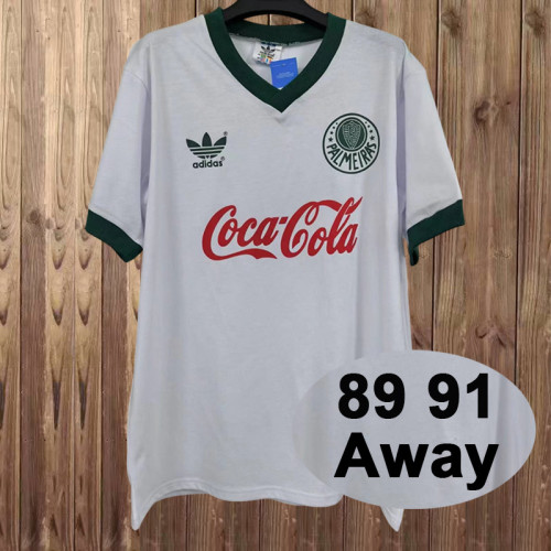 1989-91 Palmeiras away retro jersey