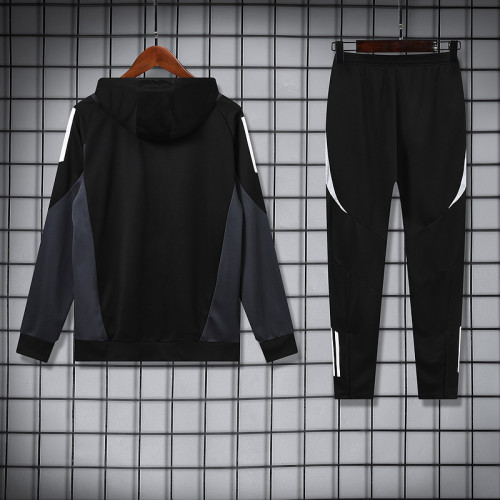 2024-25 Manchester United black hoodie suit