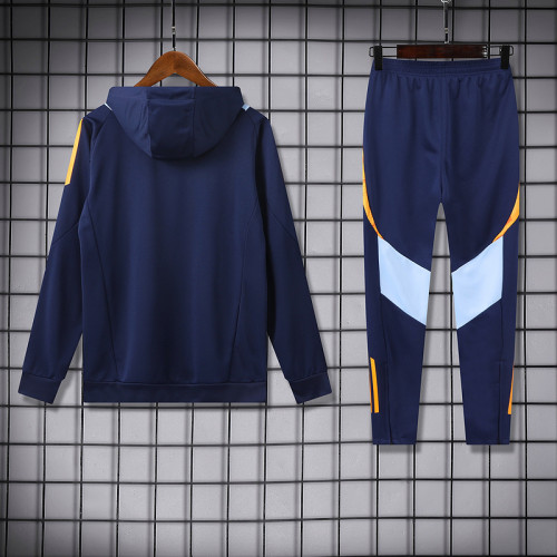 2024-25 Real Madrid dark blue hoodie